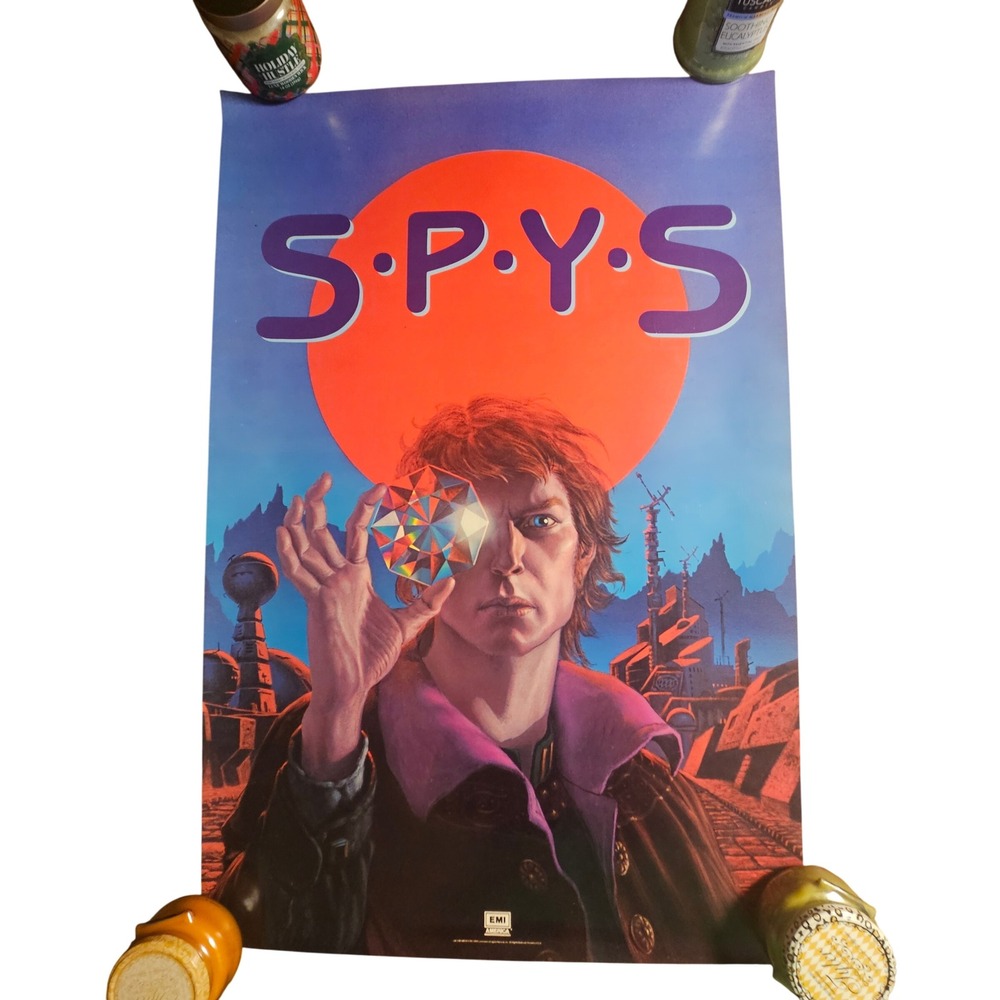 Spys S·P·Y·S Self Titled Promo Album Poster 24x36 Vintage 1982‎ EMI America Rock